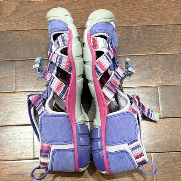 Keen Newport H2 Hiking Outdoor Waterproof Hook Loop Purple Kids 5 - Picture 11 of 11